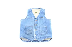 80's Wrangler Denim Sherpa Lined Vest