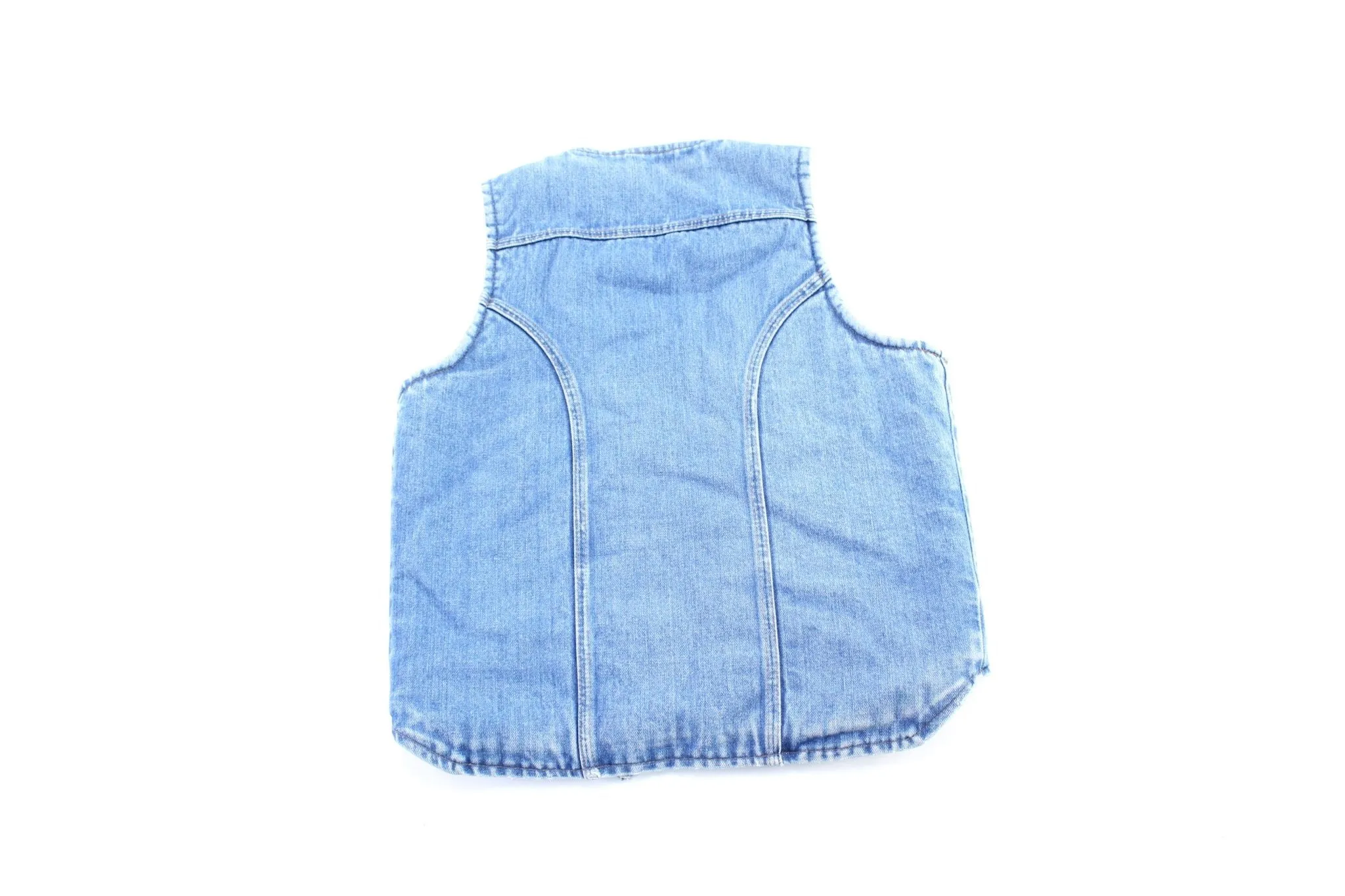 80's Wrangler Denim Sherpa Lined Vest