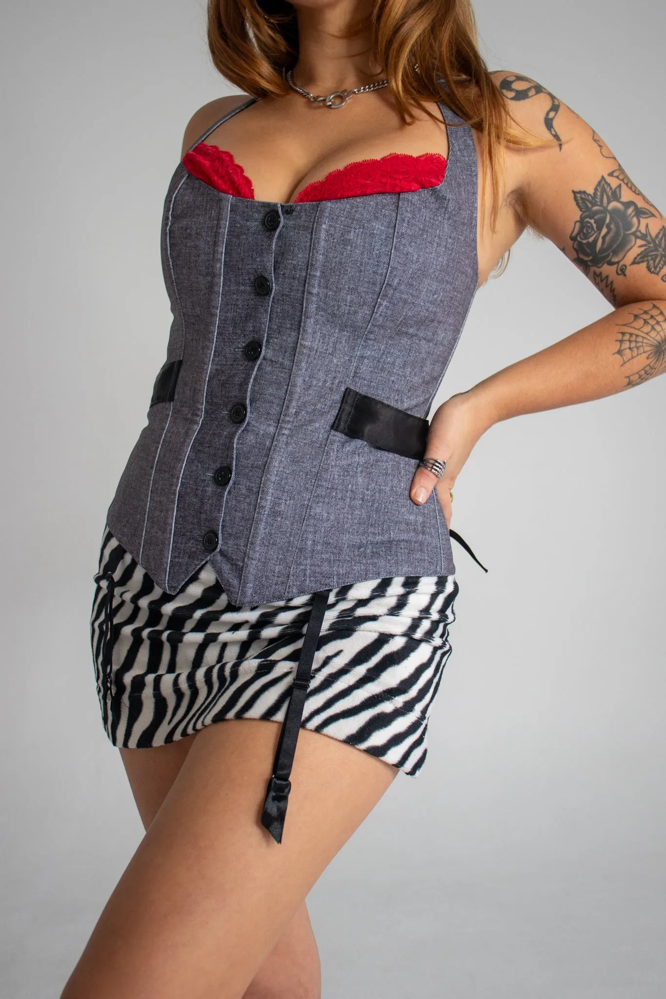 90s Fredericks Vest Corset