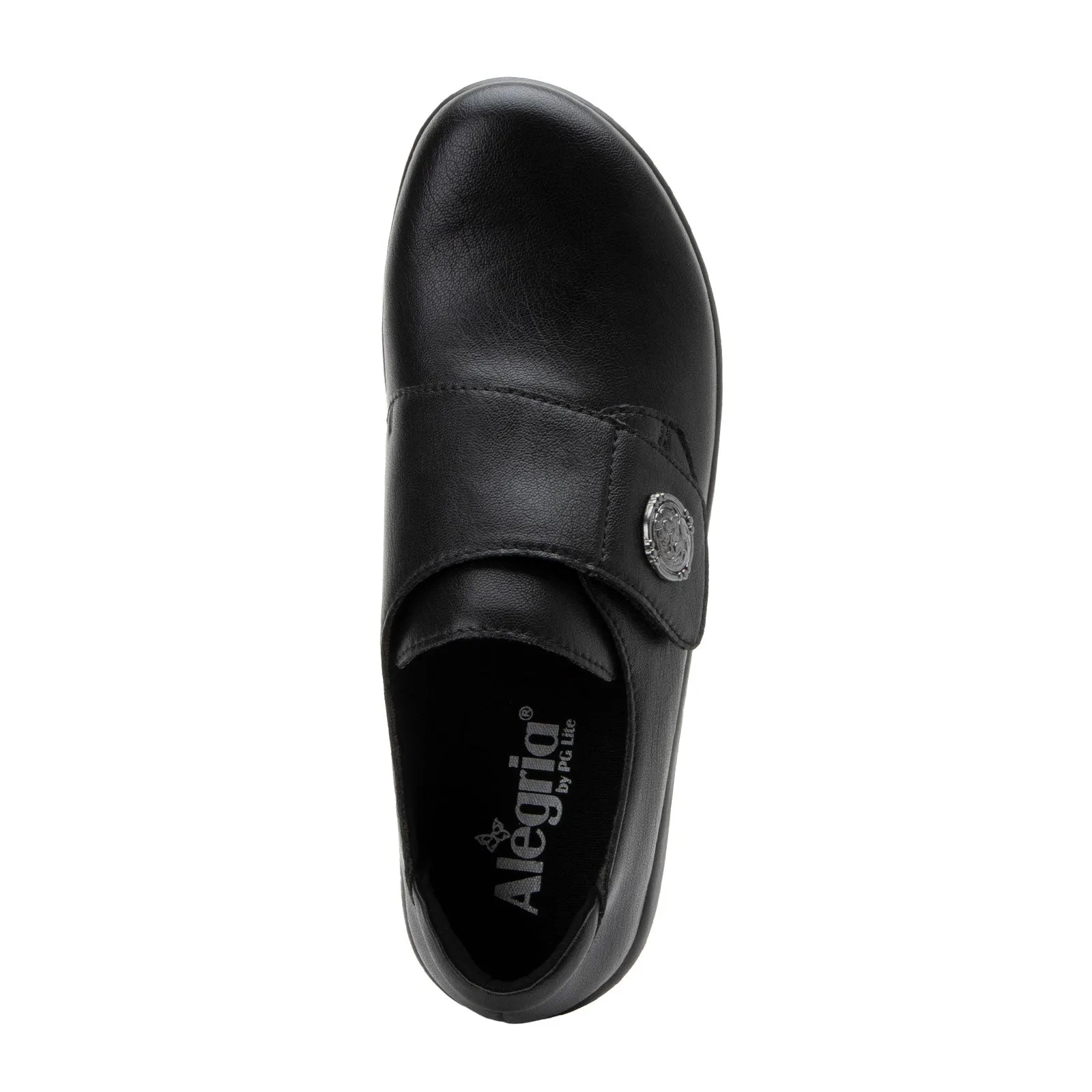 Alegria Spright Slip On (Women) - Black Smooth