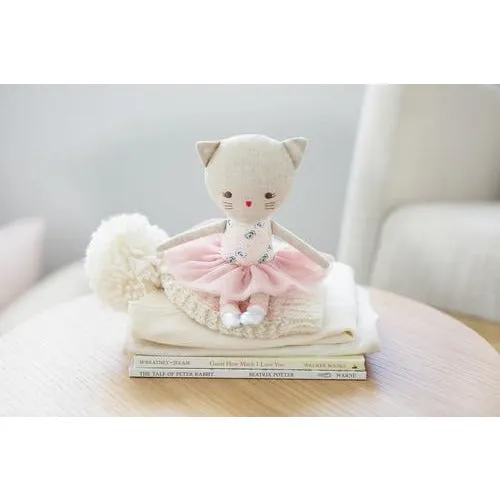 Alimrose - Odette Kitty Ballerina Cat - Blush