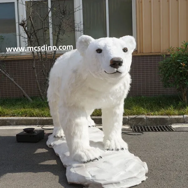 Animatronic Polar Bear Snow Land-MAP005