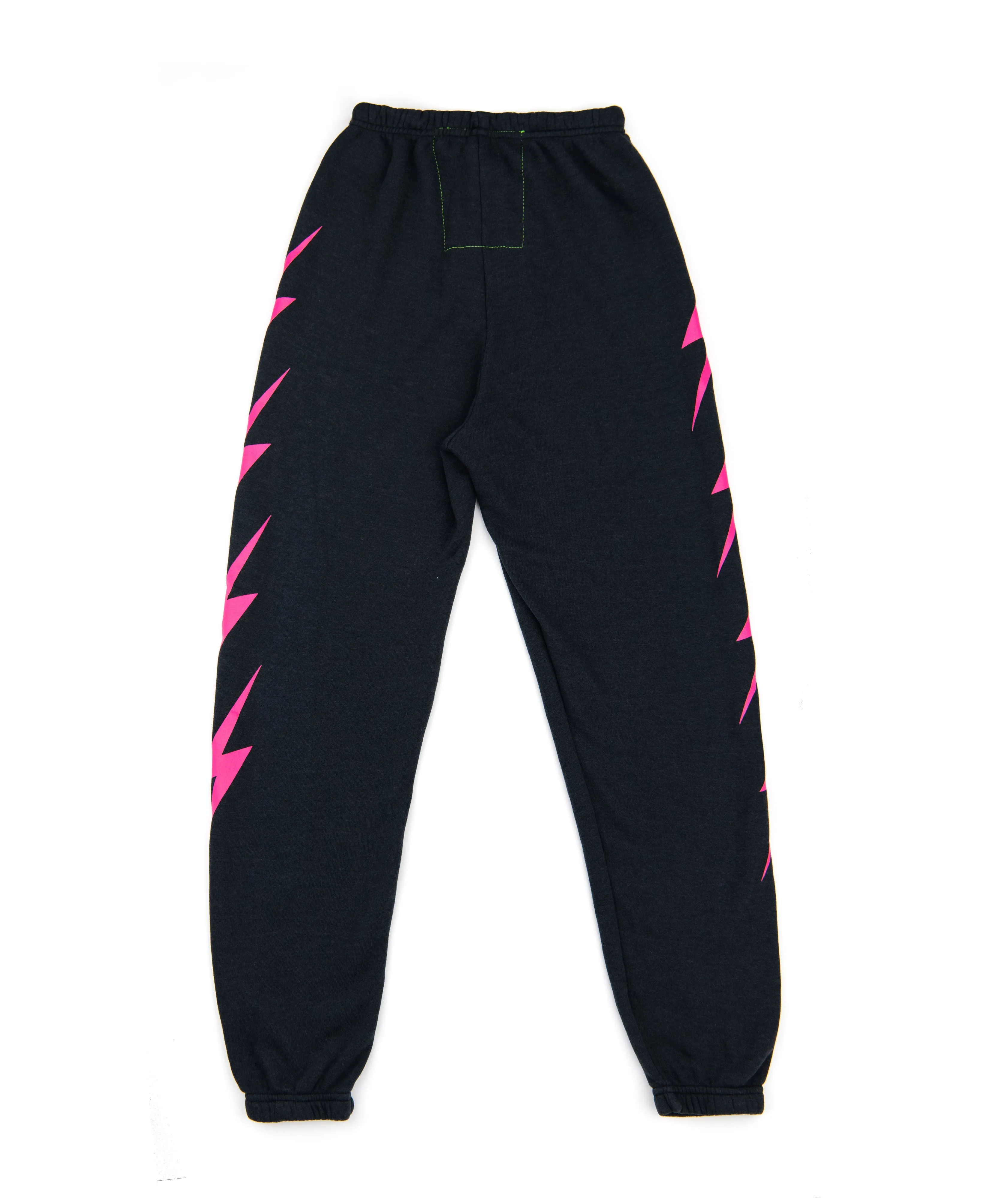 Aviator Nation Women Bolt 4 Sweatpants Charcoal/Neon Pink