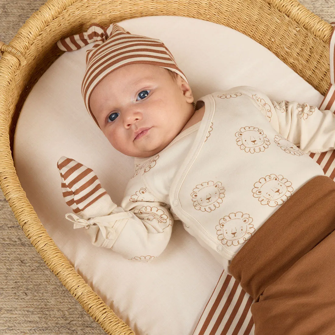 Baby Pant Set - Cinnamon / Natural