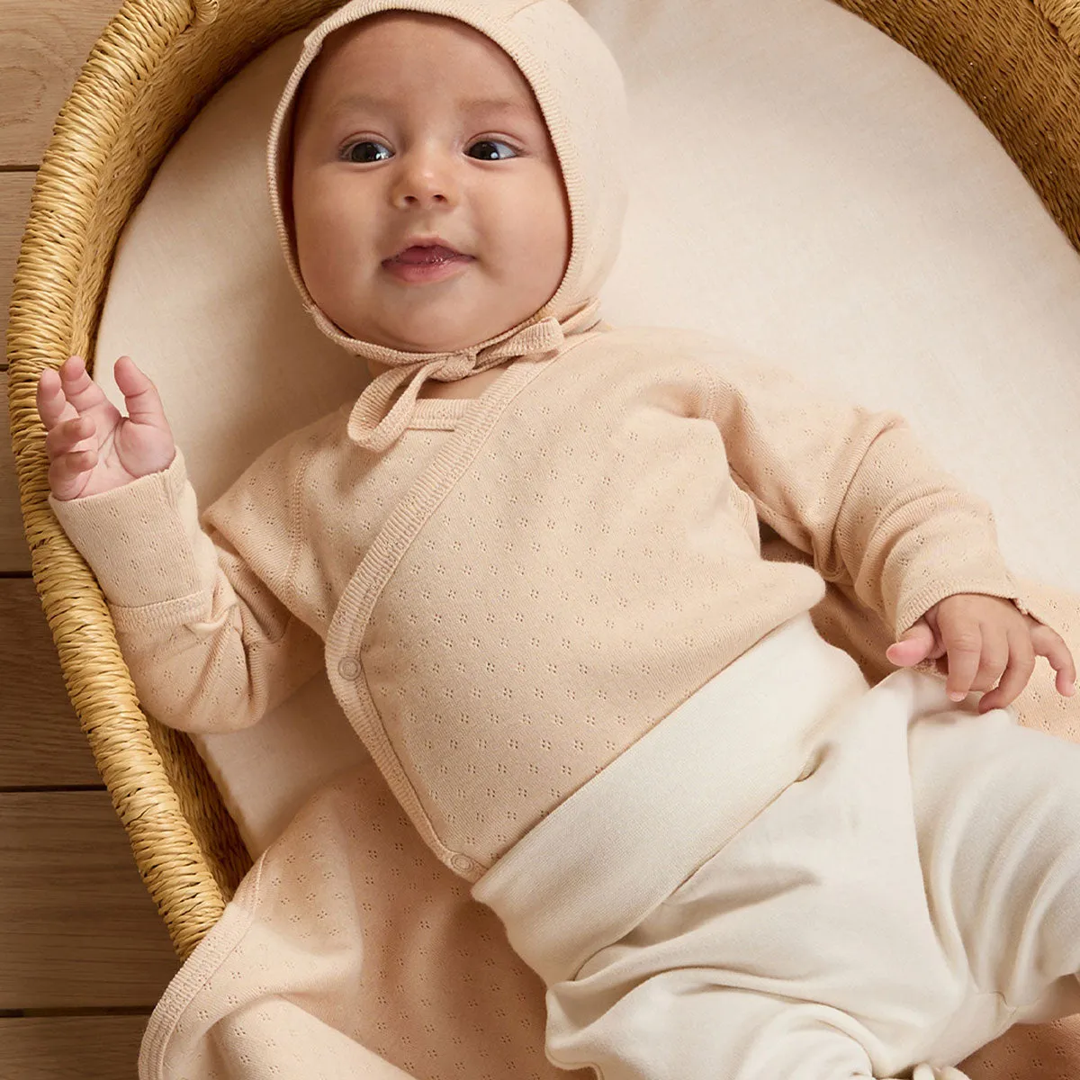 Baby Pant Set - Cinnamon / Natural