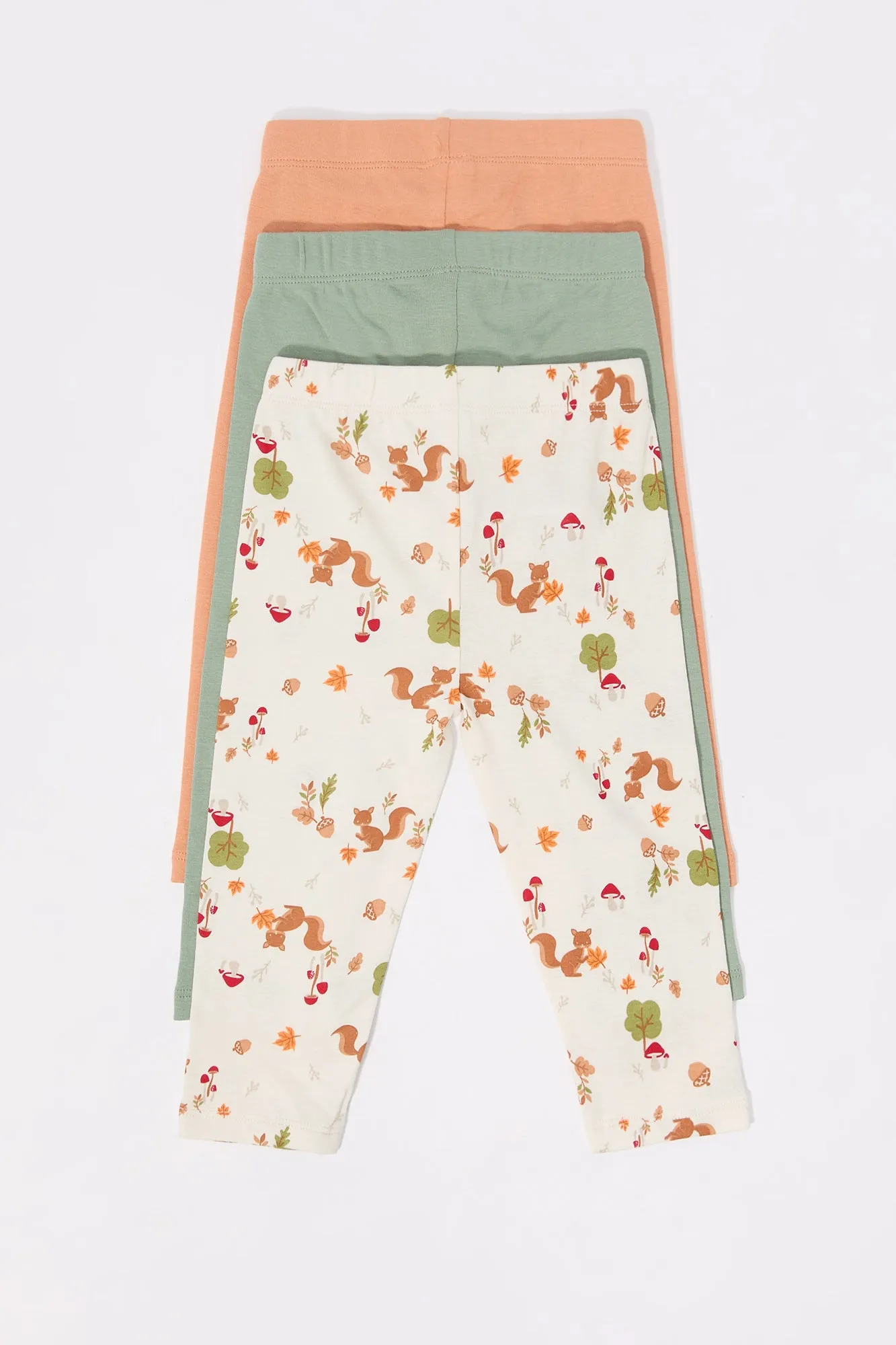 Baby Woodland Print Legging (3 Pack)