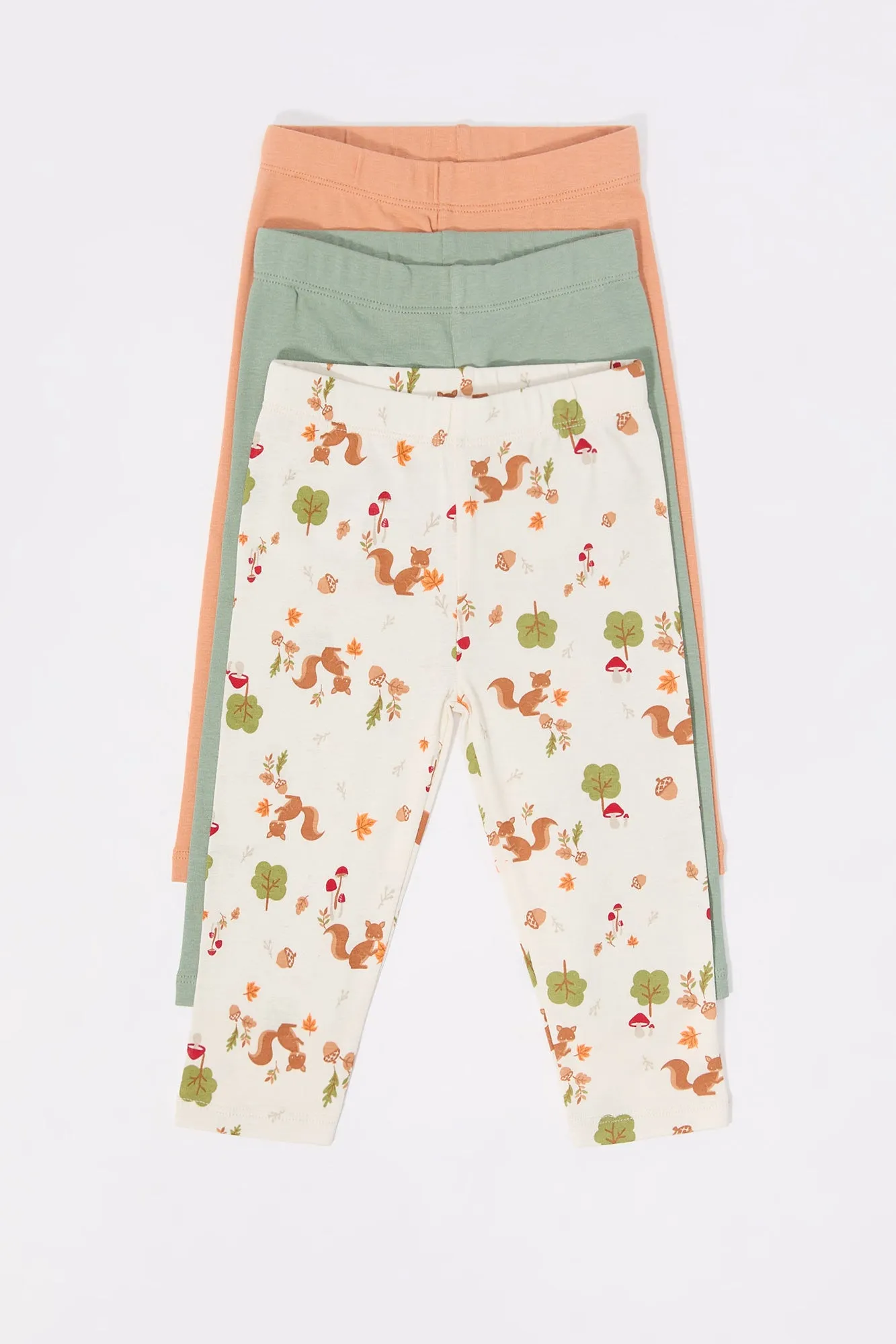 Baby Woodland Print Legging (3 Pack)