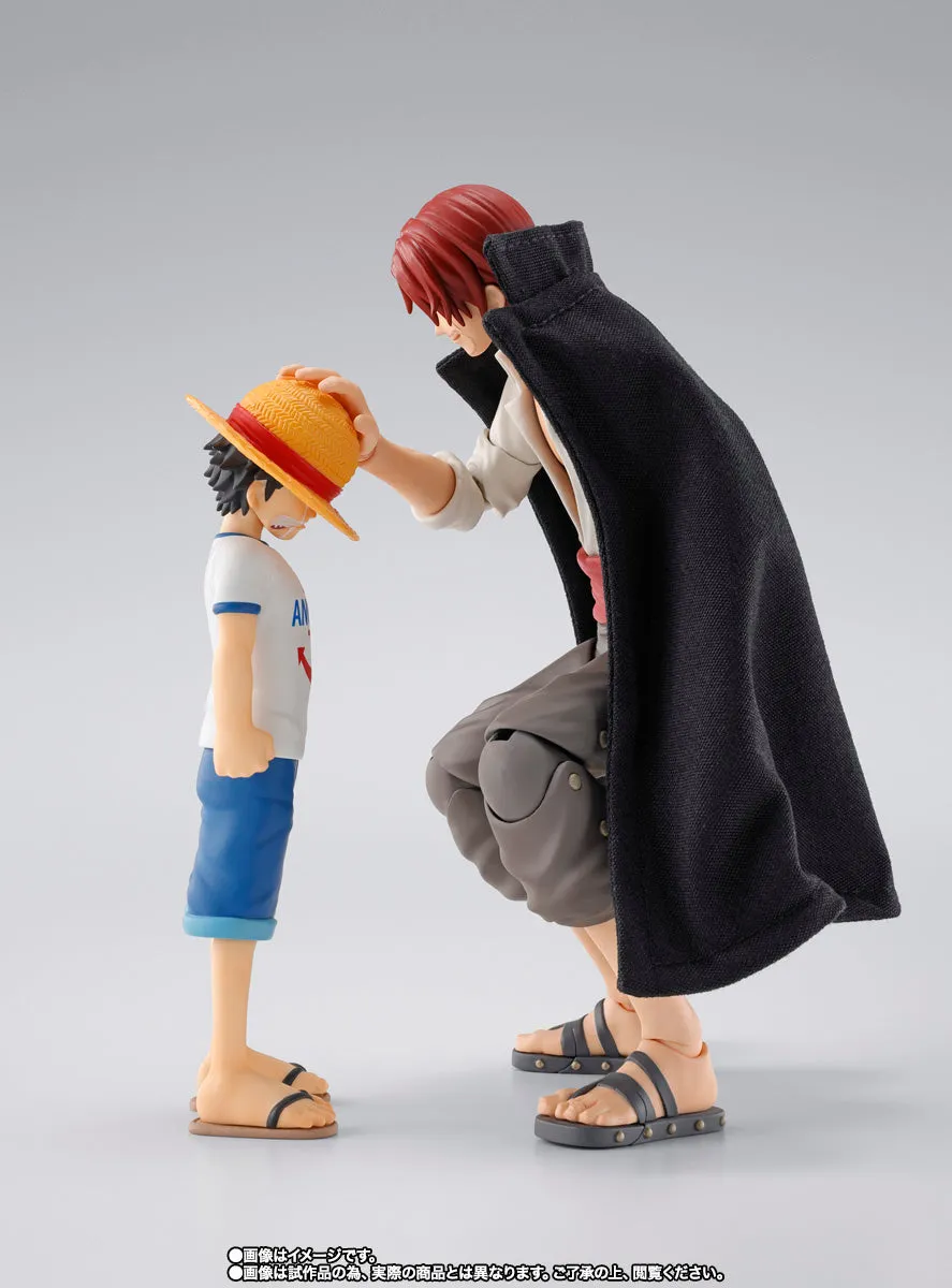 Bandai S.H.Figuarts One Piece Shanks and Monkey D. Luffy (Childhood) Action Figure Set