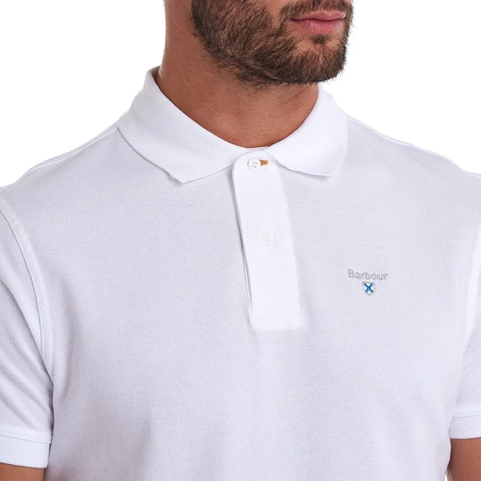 Barbour Polo shirt sports Polo in White MML0358WH11