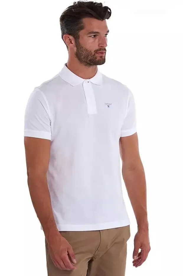 Barbour Polo shirt sports Polo in White MML0358WH11