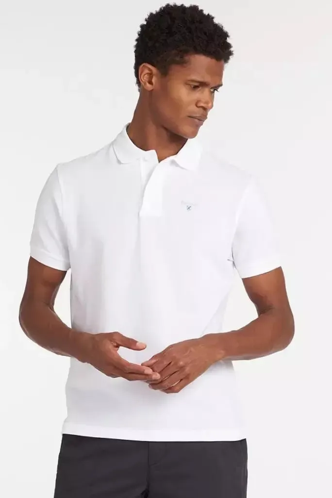 Barbour Polo shirt sports Polo in White MML0358WH11