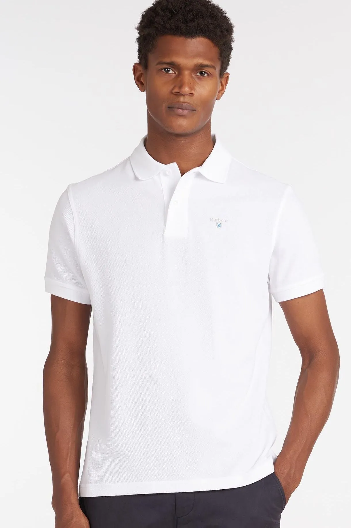 Barbour Polo shirt sports Polo in White MML0358WH11