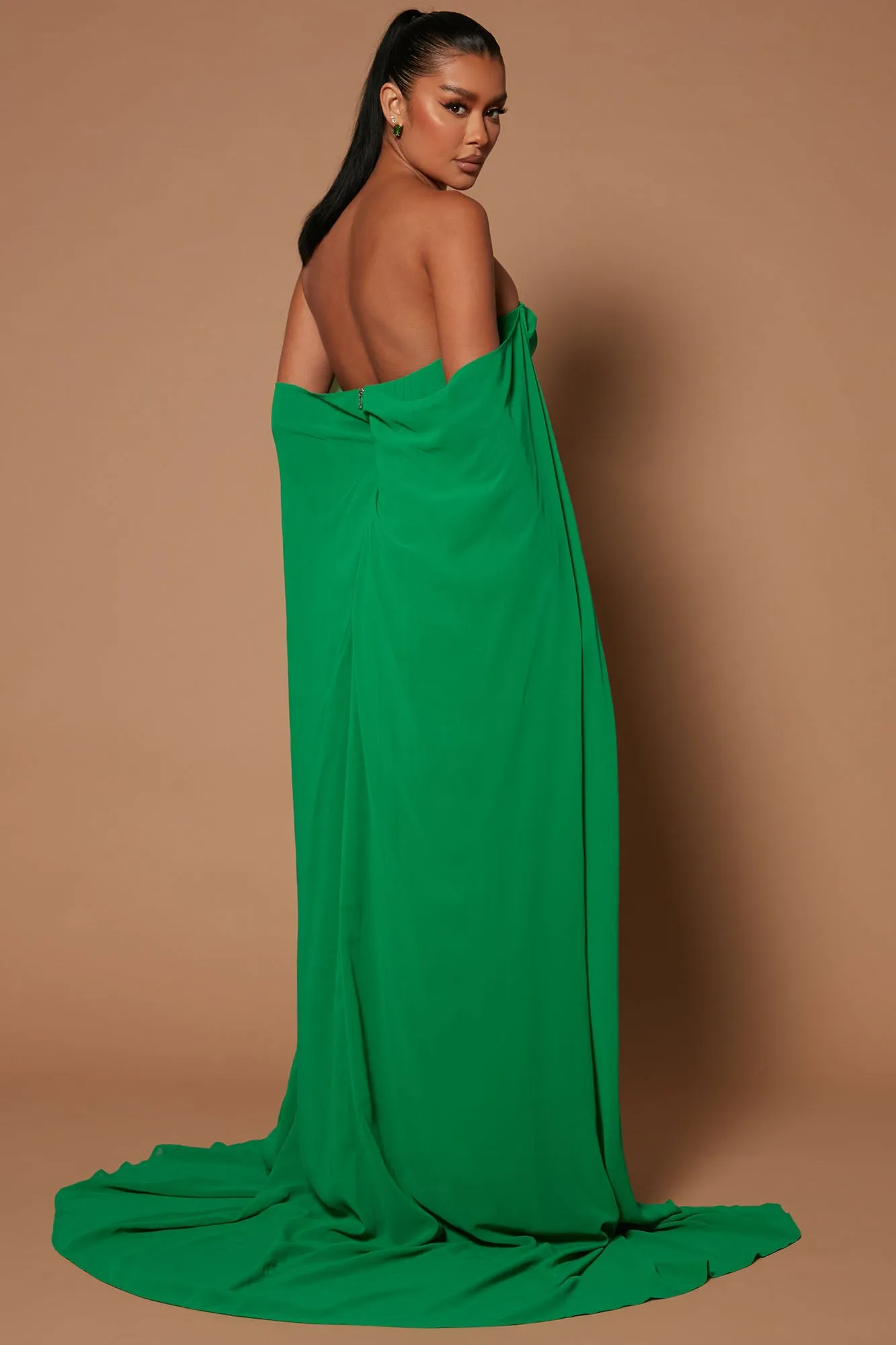 Bella Maxi Gown - Kelly Green