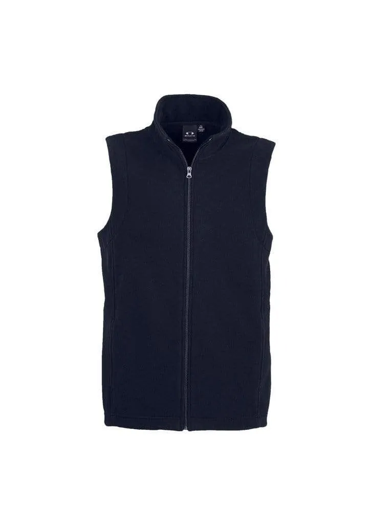 Biz Collection Men’s Plain Micro Fleece Vest F233mn