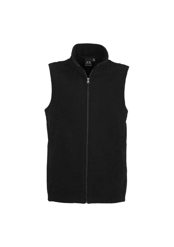 Biz Collection Men’s Plain Micro Fleece Vest F233mn