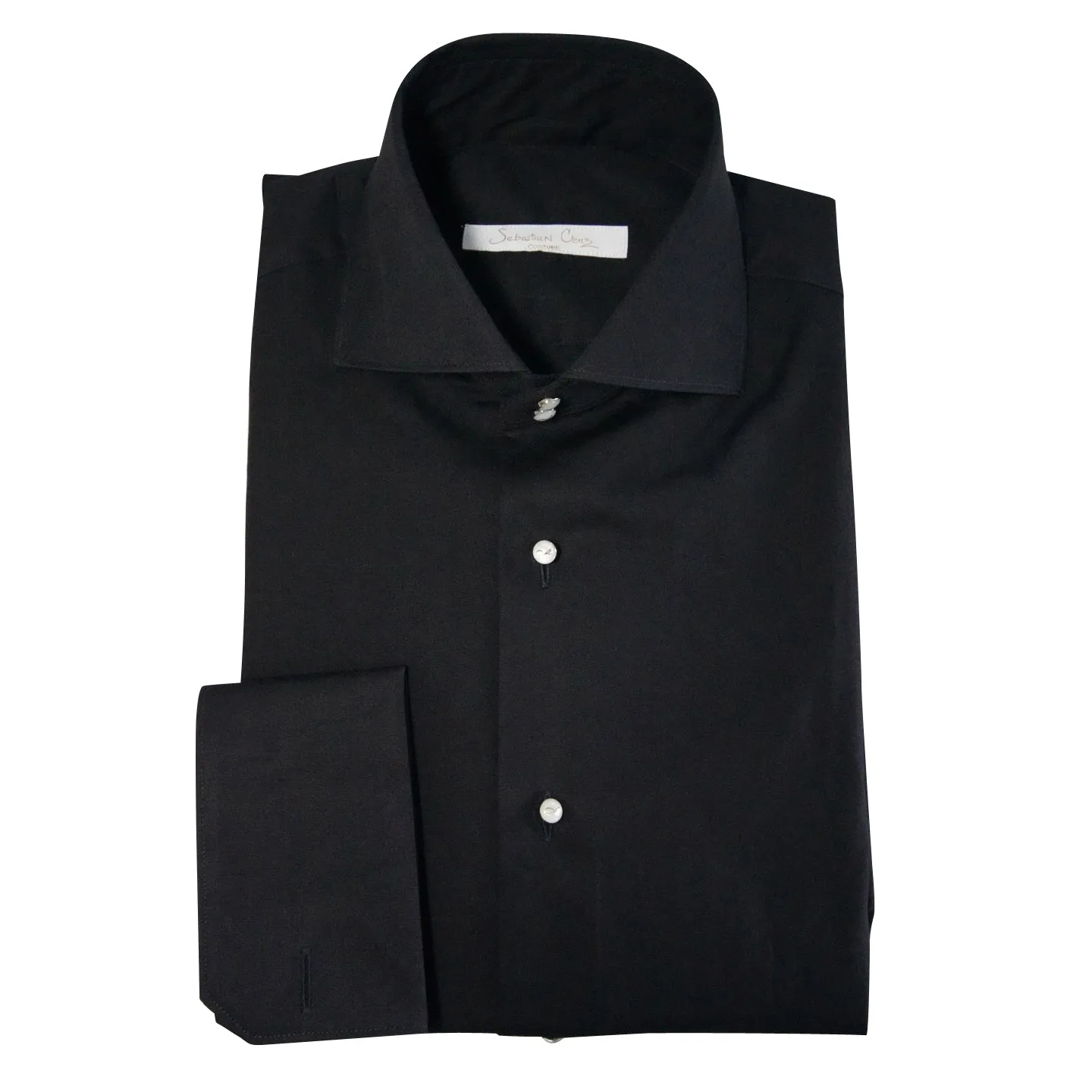 Black Classico Signature Tuxedo Shirt