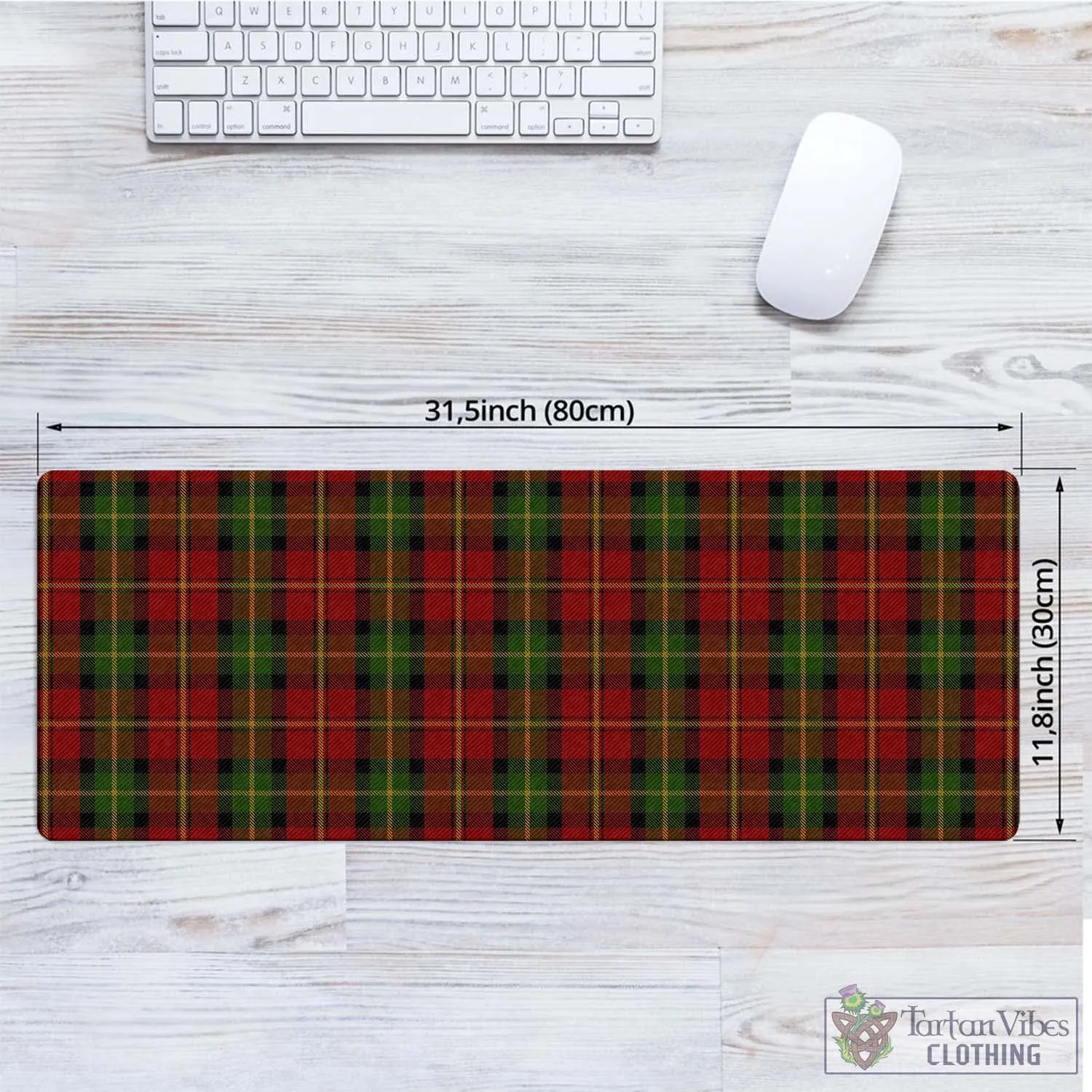 Blackstock Red Dress Tartan Mouse Pad