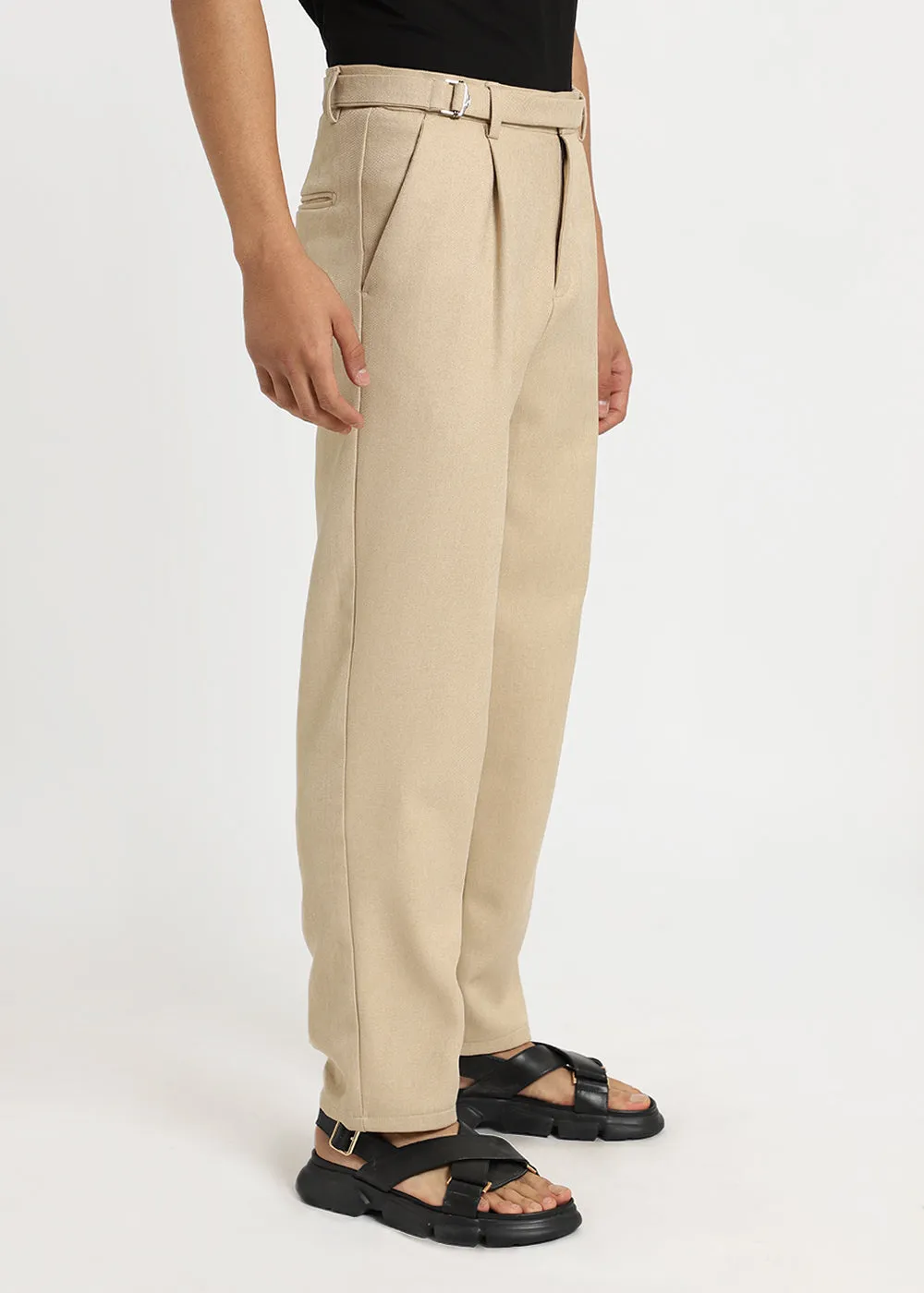 Blazing Cream Gurkha Pant