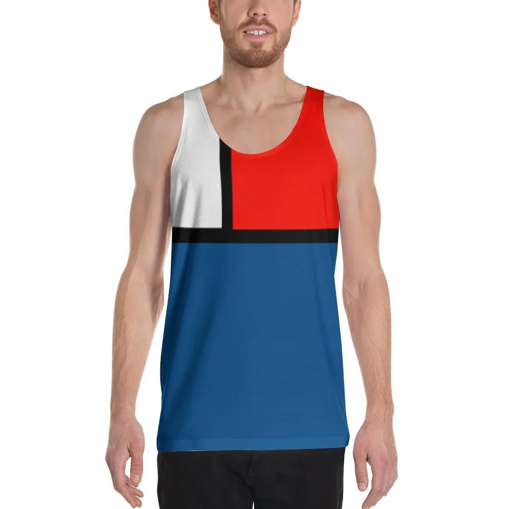 Block Colours One Unisex Tank Top by Robert Bowen