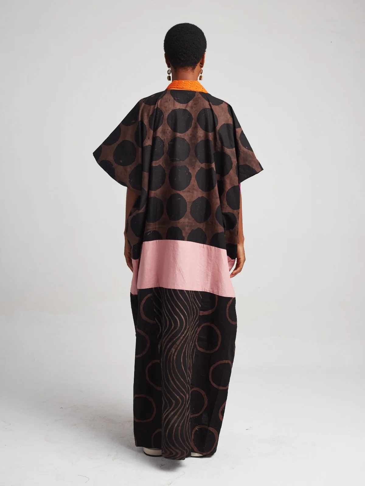 Brown & Black Accra Dress