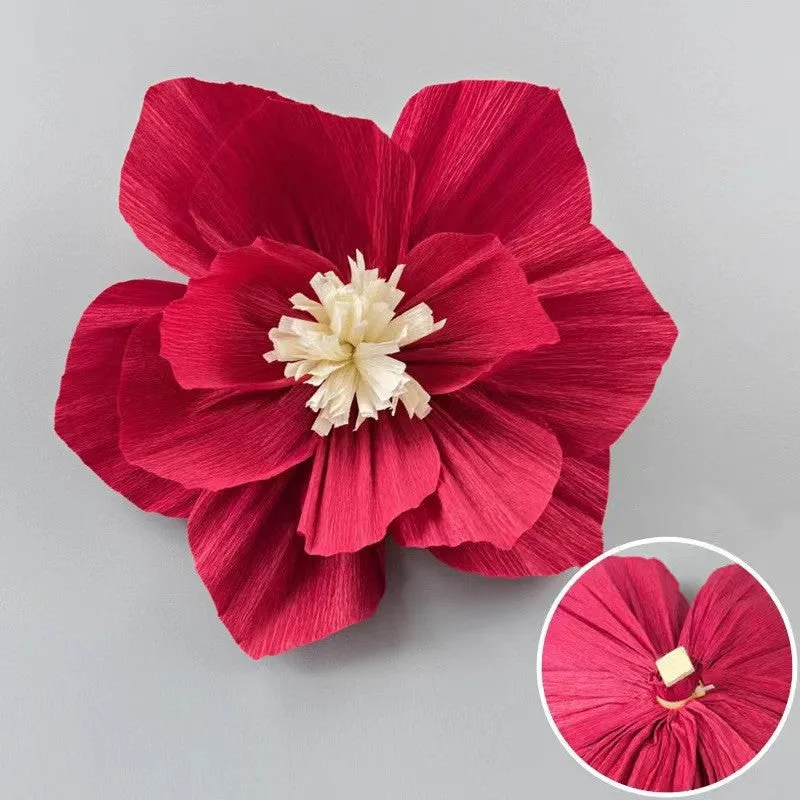 Bulk Paper Flowers Artificial Wall Decor 3D Tissue Paper Flowers for Wedding Party Wholesale