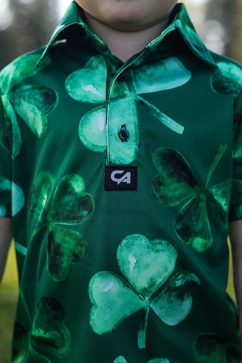 CA JNR Funky Golf Shirt | Lucky Clovers