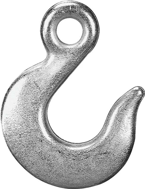 Campbell T9101624 Eye Slip Hook, 3/8 in, 5400 lb Working Load, 43 Grade, Steel, Zinc :EA: QUANTITY: 1