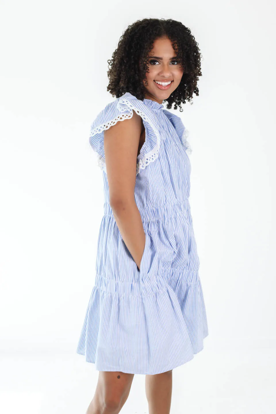 Cape Cod Calling Dress - Blue