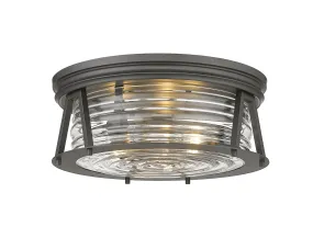 Cape Harbor 3-Light Flush Mount in Bronze