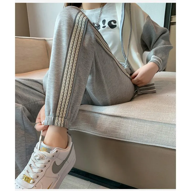 Casual Banana-Shaped Plus Sports Plus Velvet Loose Fit Sweatpants