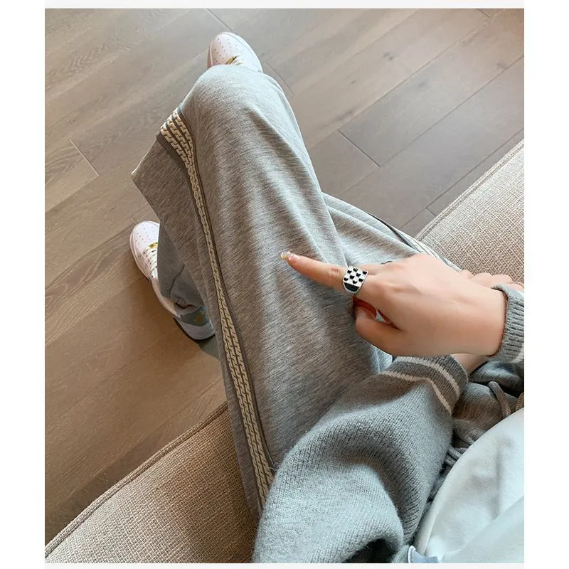 Casual Banana-Shaped Plus Sports Plus Velvet Loose Fit Sweatpants