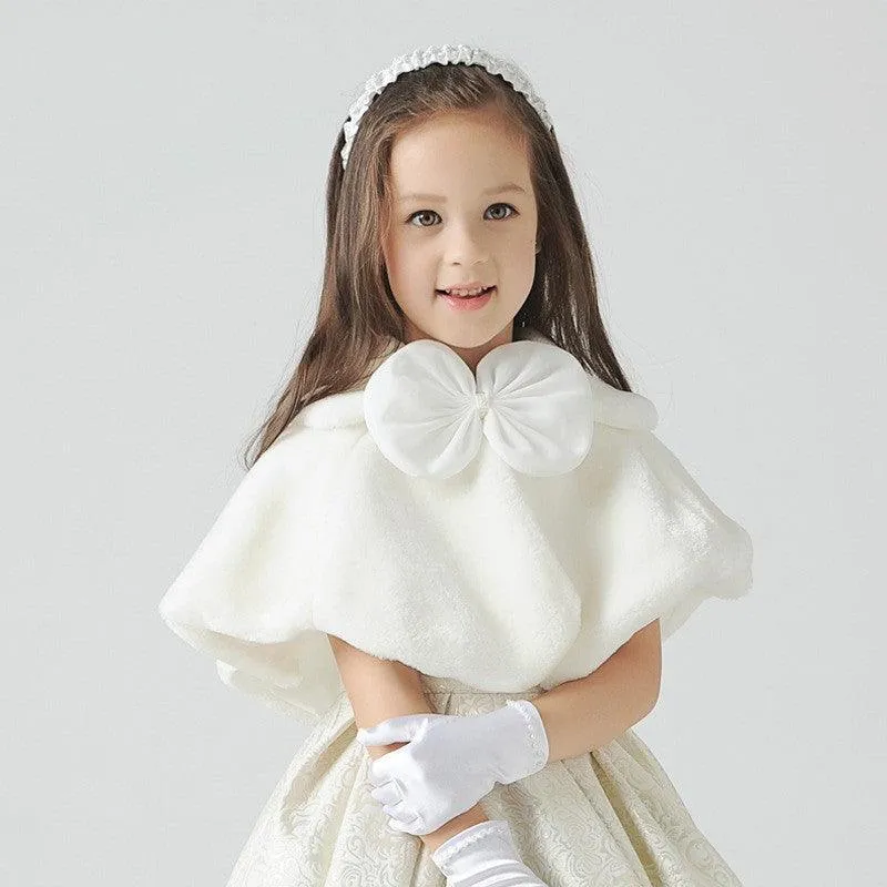 Children's Cape Fur Cape Dress