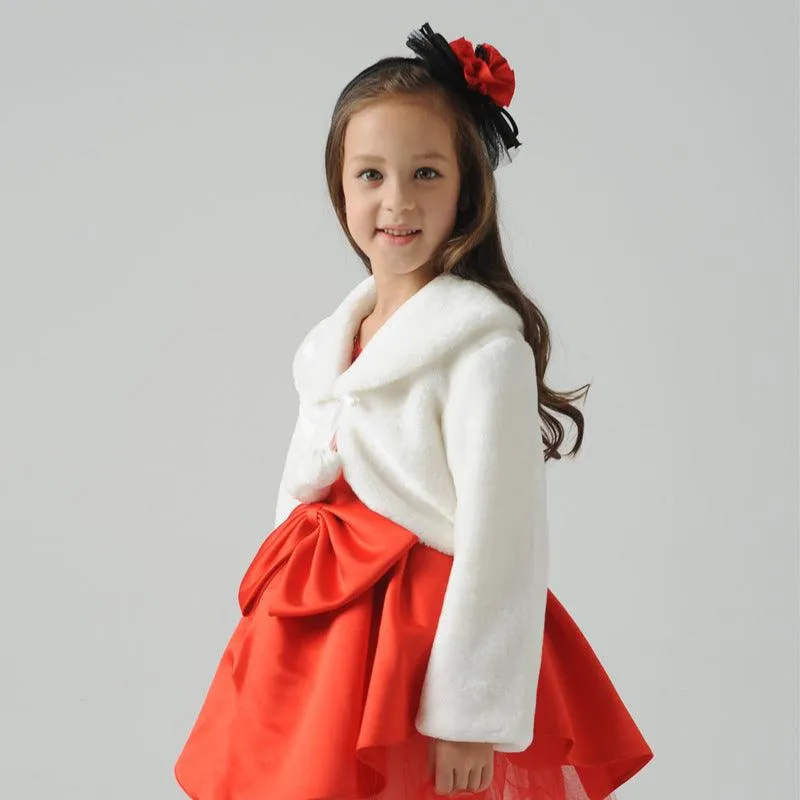 Children's Cape Fur Cape Dress