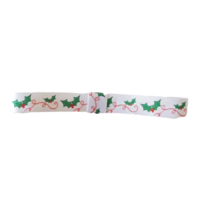 Christmas Hair Accessories - Interchangeable Soft Headband - Christmas Holly