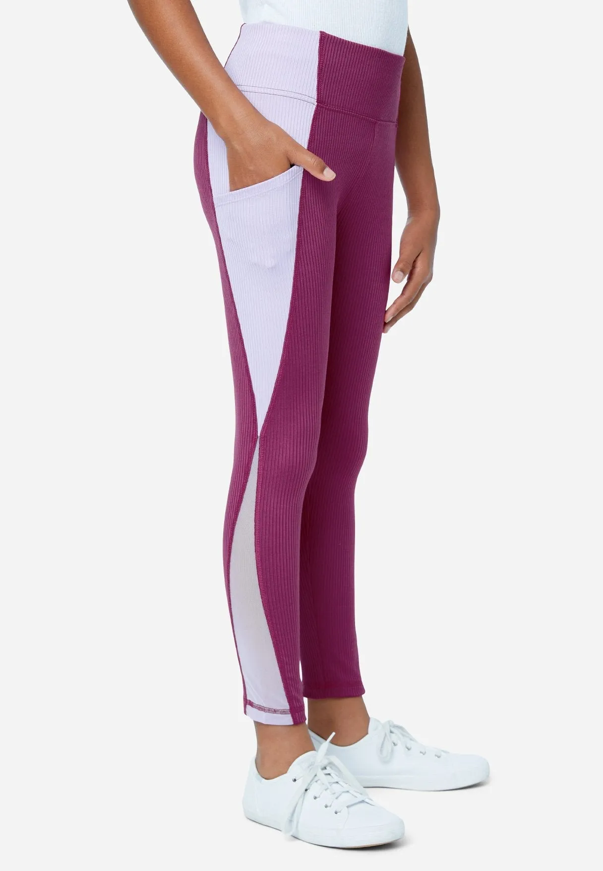 Collection X by Justice Color Block Full-Length Leggings