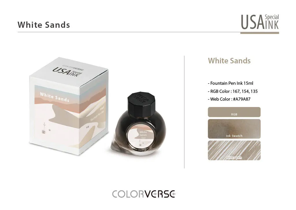 Colorverse USA Special Bottled Ink in New Mexico (White Sands) - 15mL