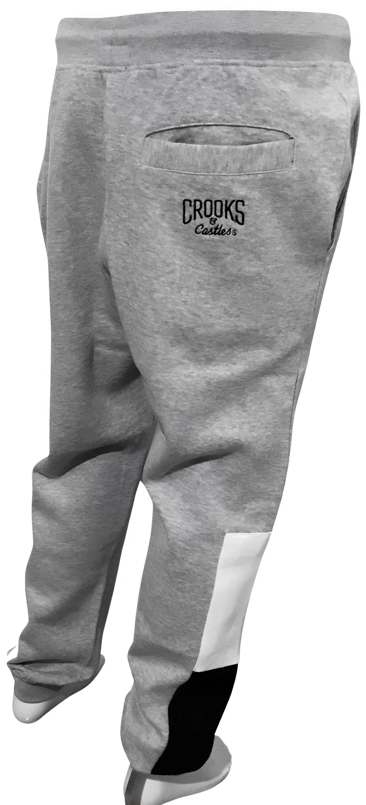 ^CROOKS & CASTLES^ (GREY) ~RULING ELITE~ JOGGER SWEATPANTS