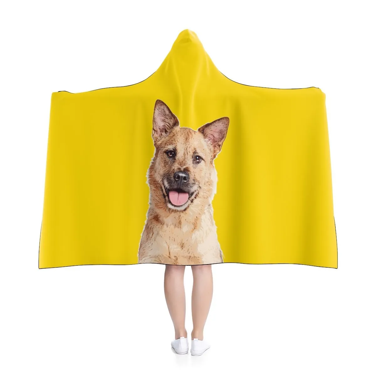 Custom Pet Art Hooded Blanket