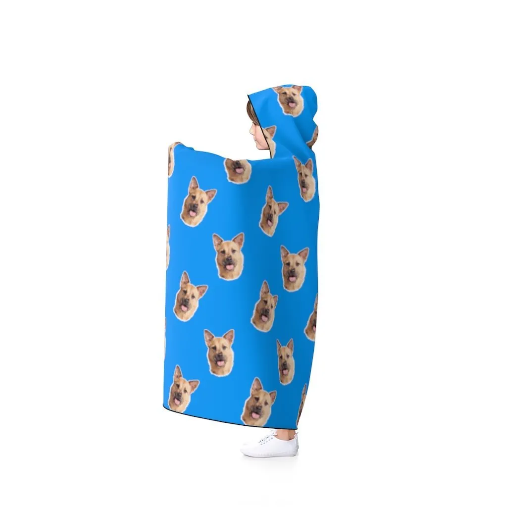 Custom Pet Art Hooded Blanket