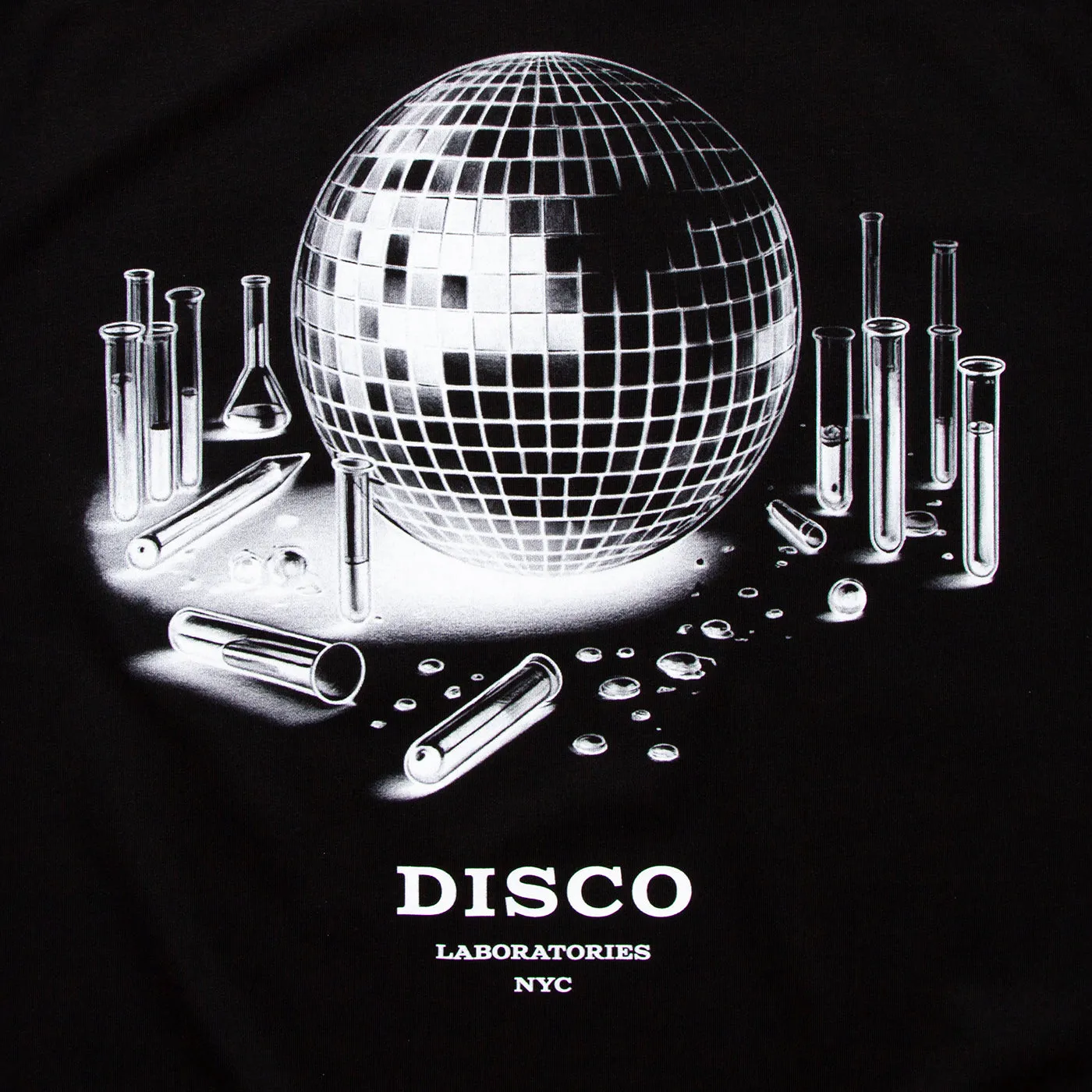 Disco Labs NYC Back Print - Tshirt - Black