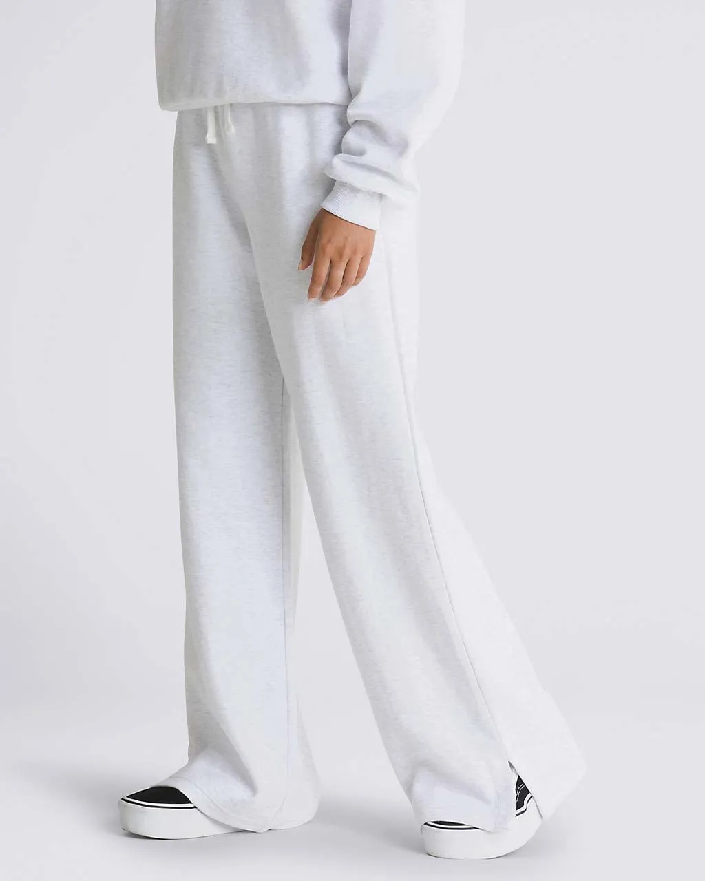 Elevated Double Knit Sweatpants  - White Heather