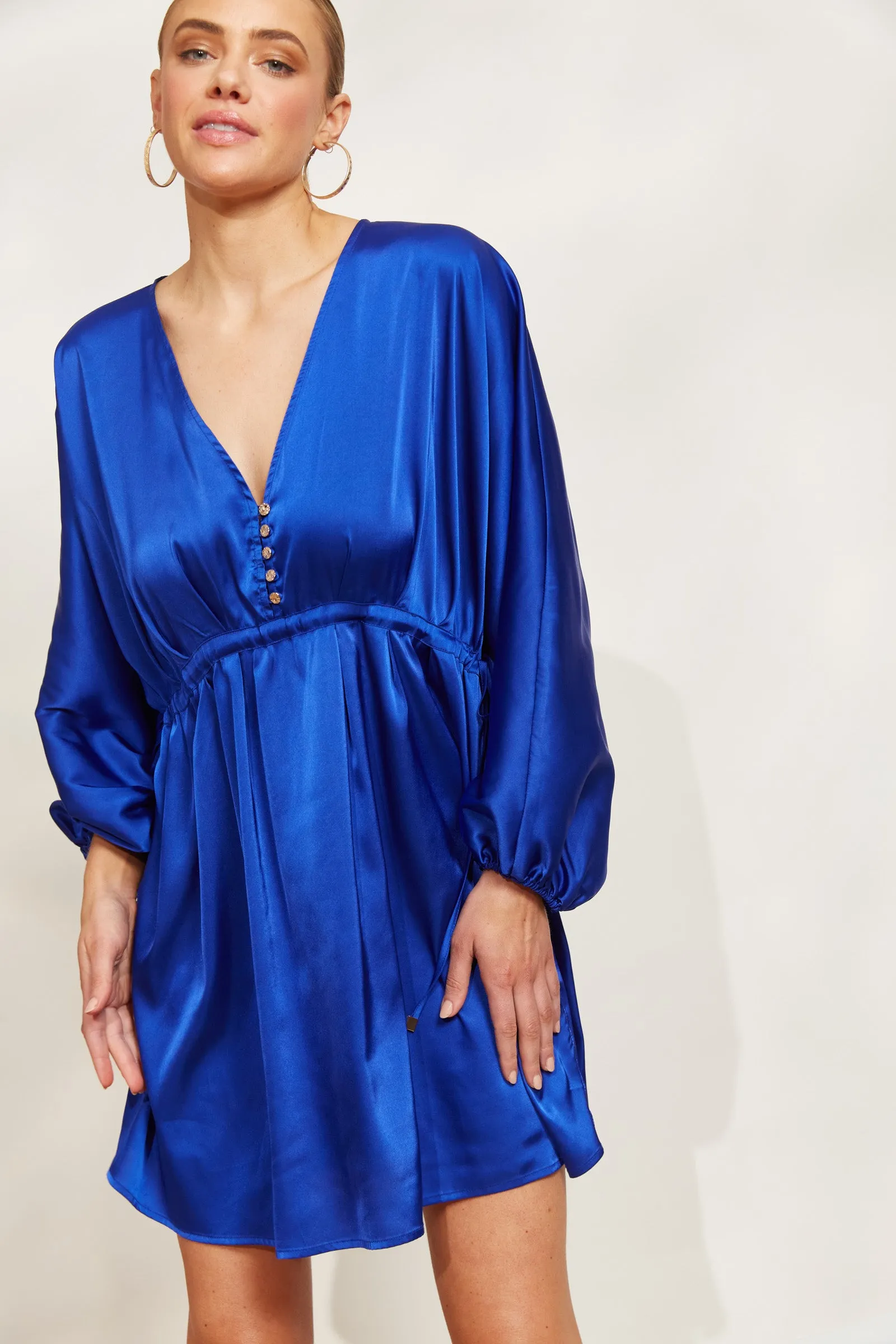 Elysian Top/Dress - Cobalt