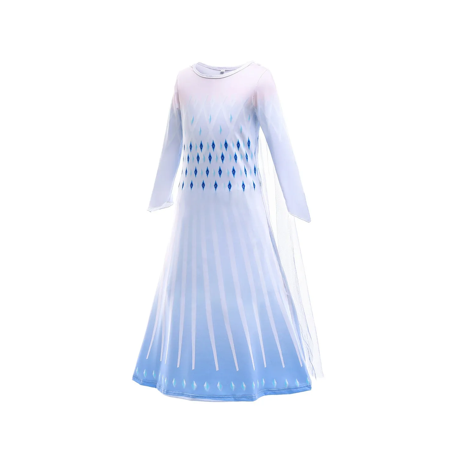 Fancydresswale Frozen 2 Elsa Girl Princess Gown Cosplay costume