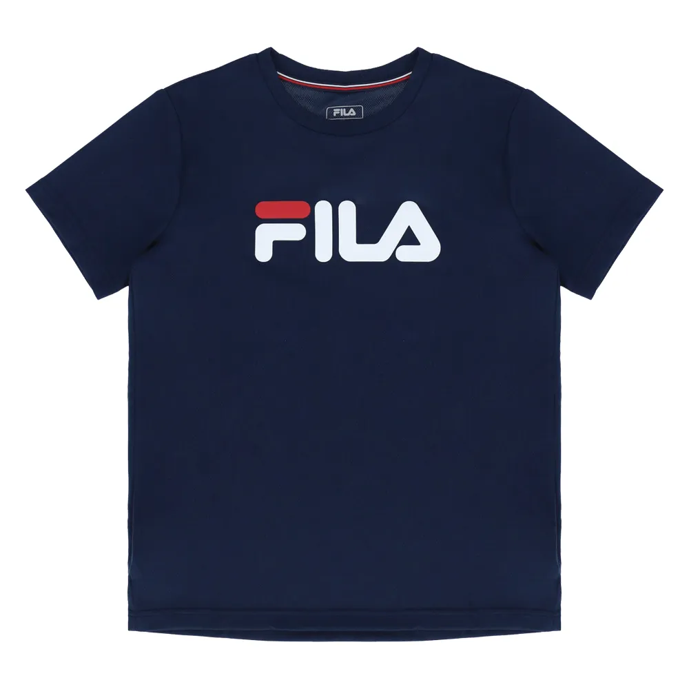 Fila Heritage Tennis T-Shirt Logo (Junior) - Peacoat