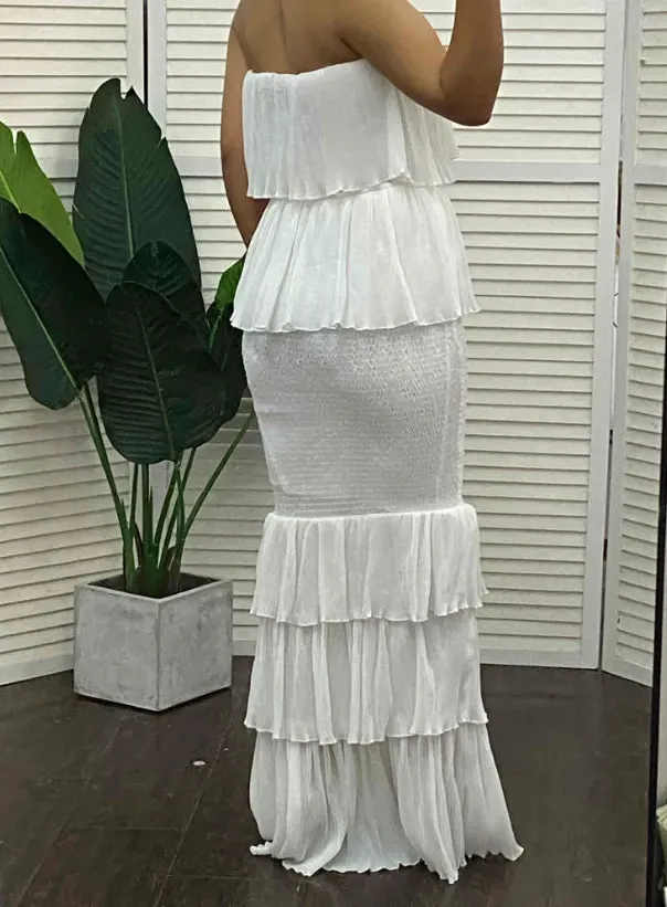 Flirtatious Ruffle Tiered Dress