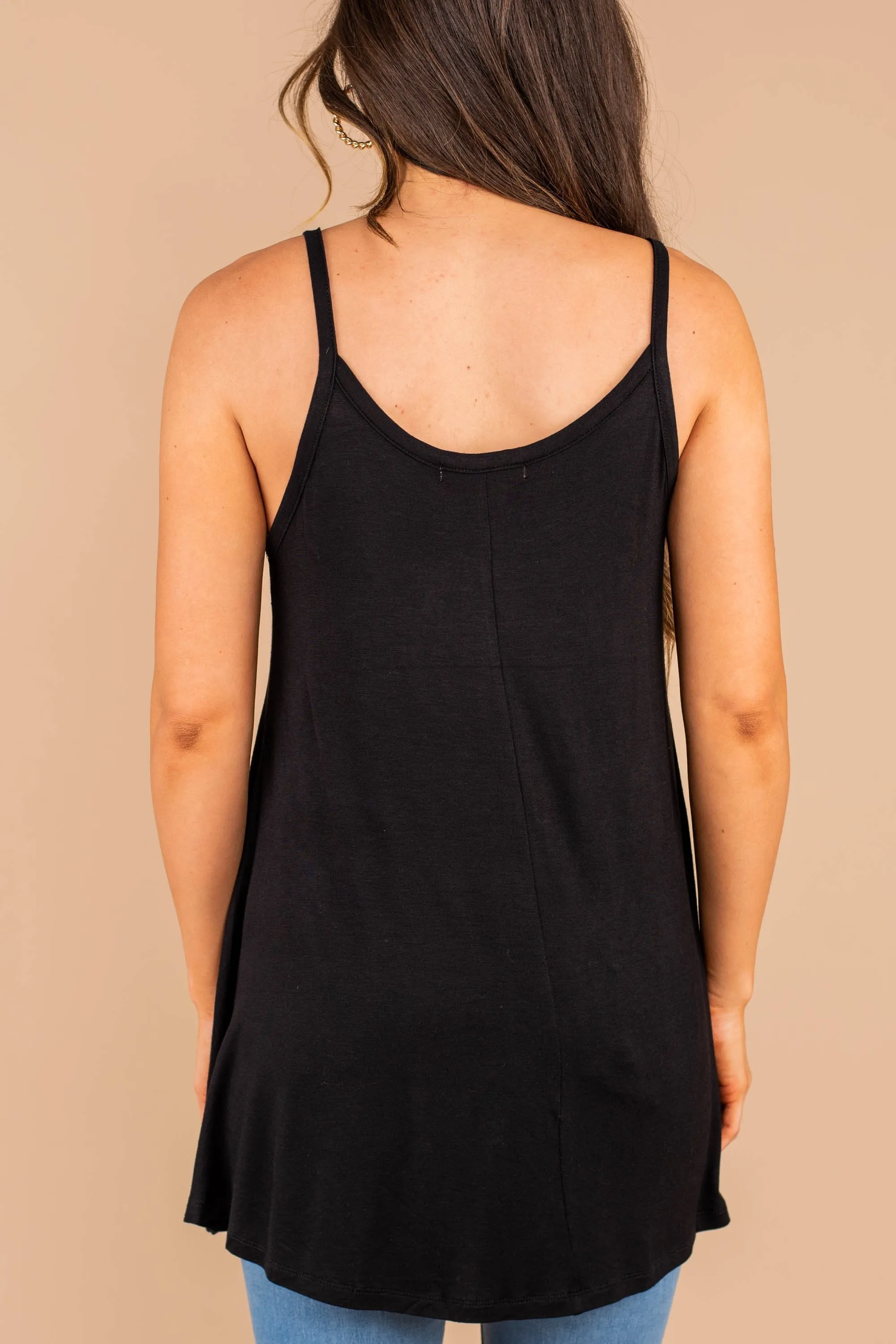 Forever Fun Black Tank