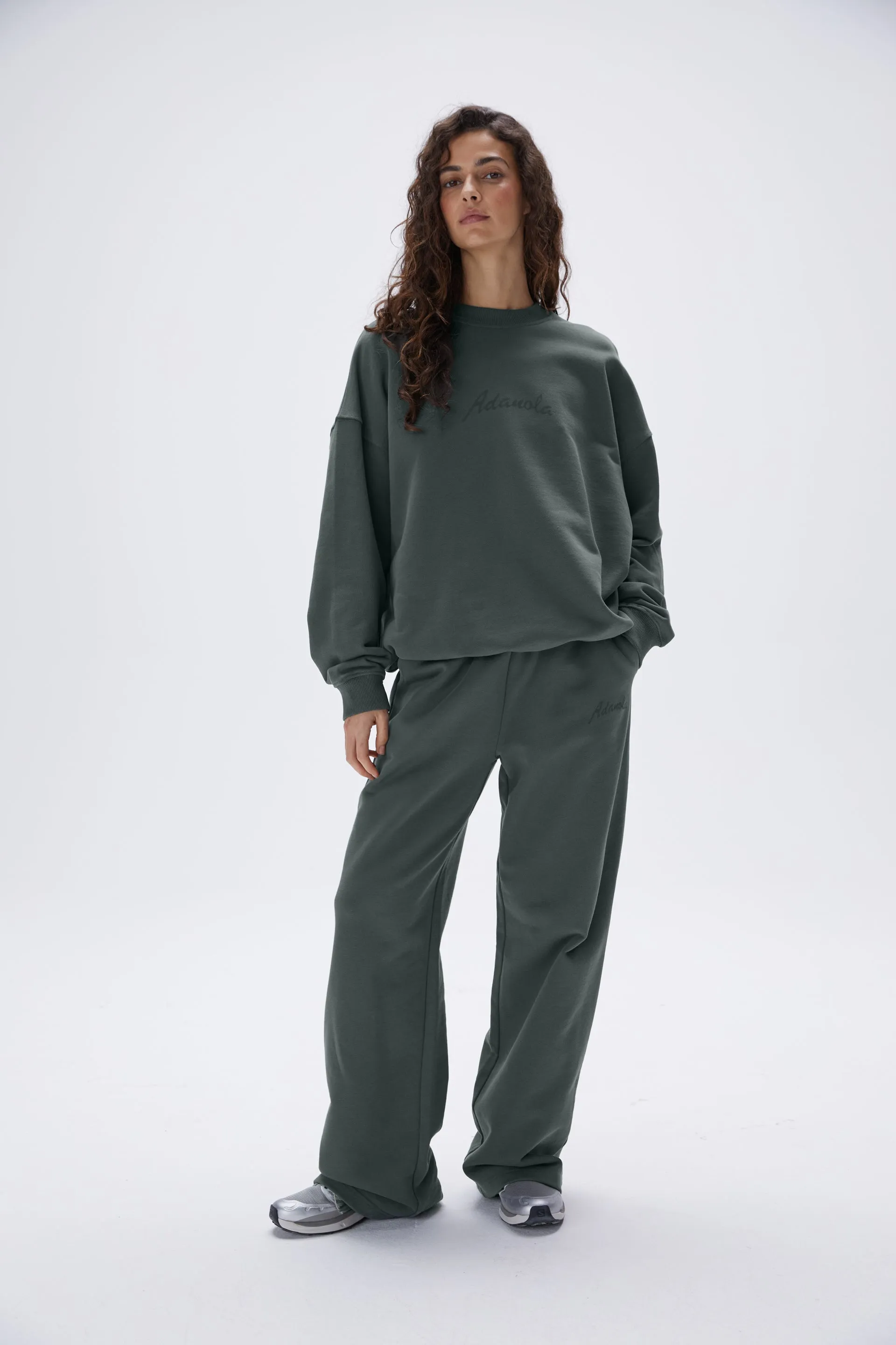 Freehand Straight Leg Sweatpants - Mineral Green