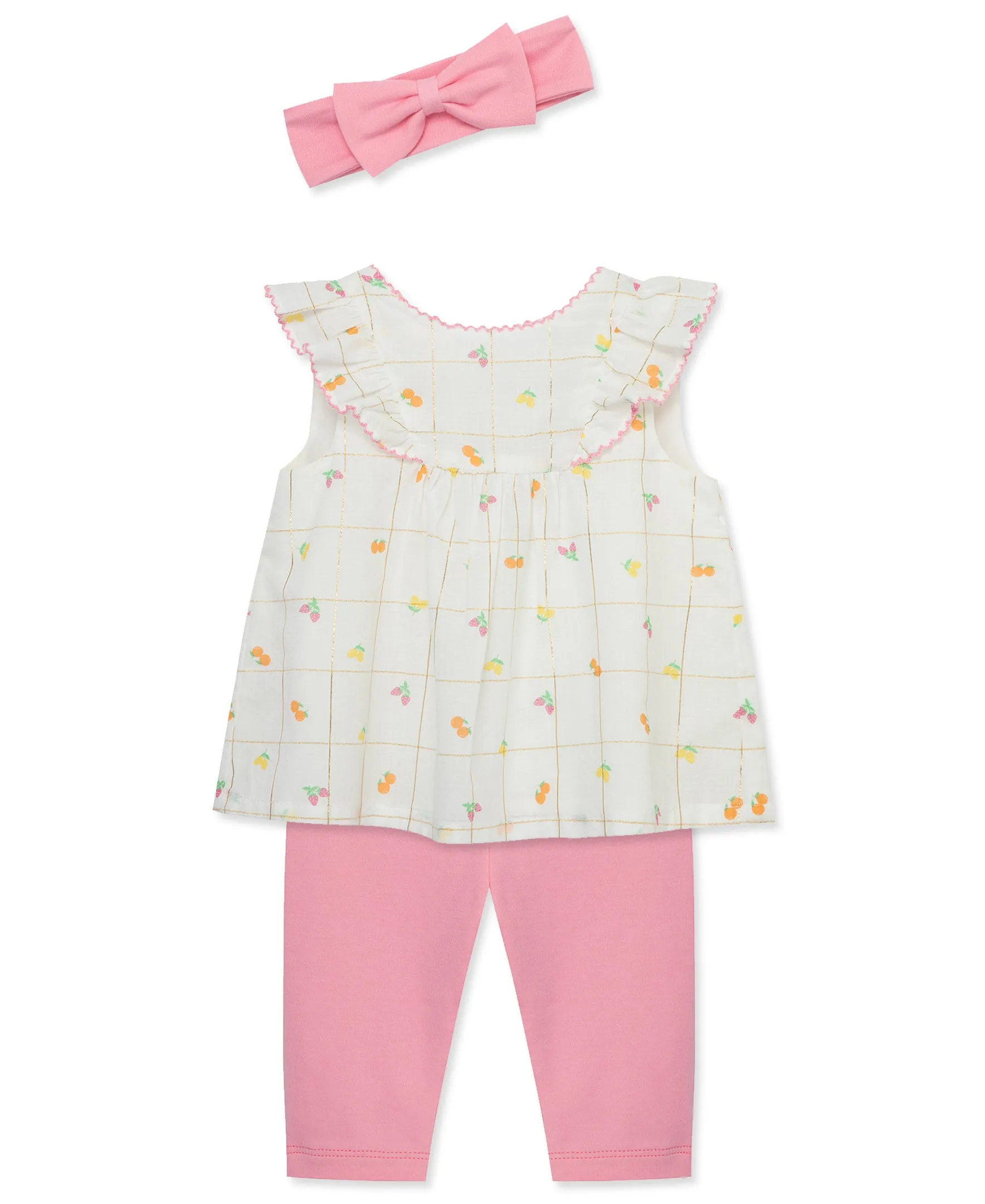 Fruit Basket Woven Tunic Set (3M-12M)