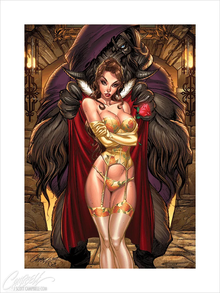 FTF Beauty and the Beast 2010 Fine Art Giclée Print (18 x 24)