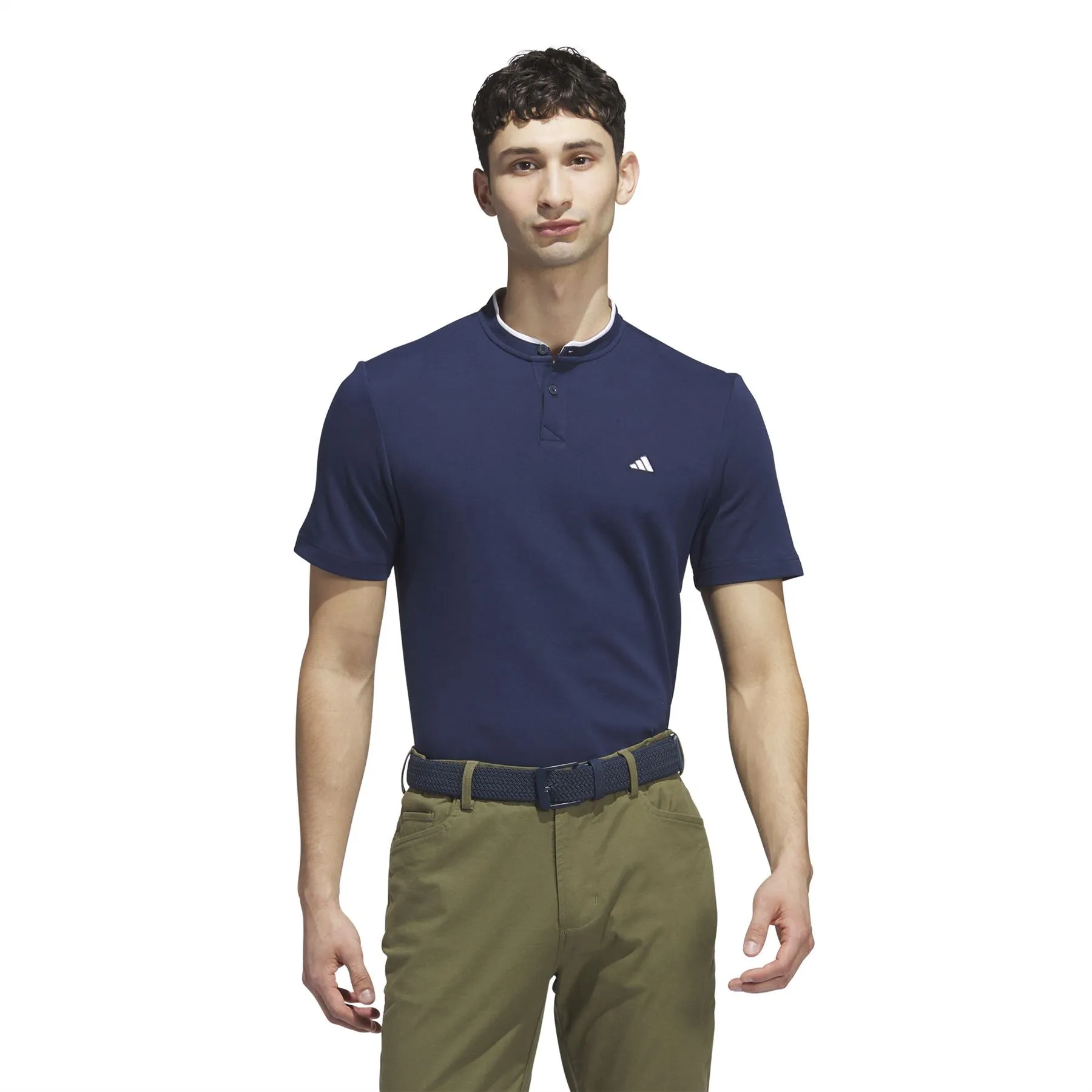 Go-To Henley Polo Collegiate Navy - AW23